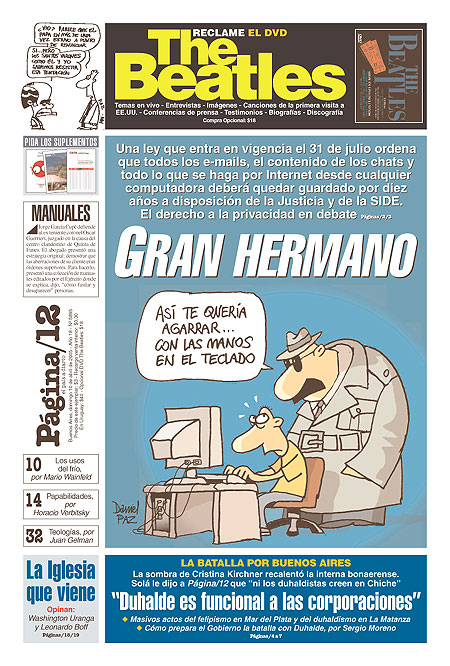 Tapa de la fecha 10-04-2005