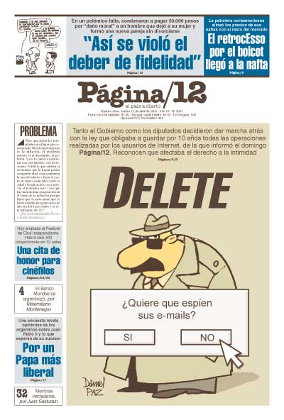 Tapa de la fecha 12-04-2005