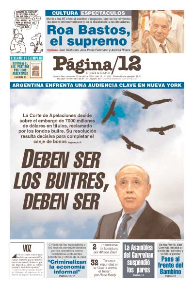 Tapa de la fecha 27-04-2005