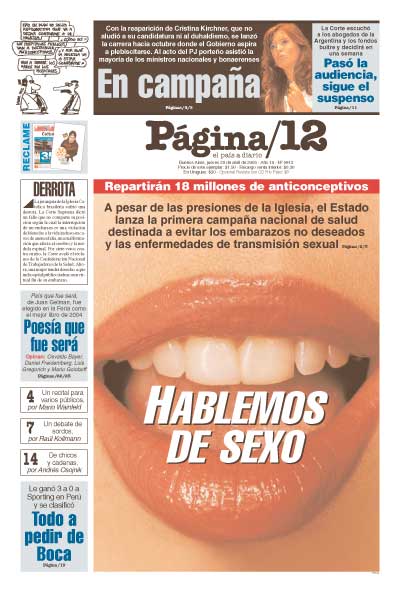 Tapa de la fecha 28-04-2005