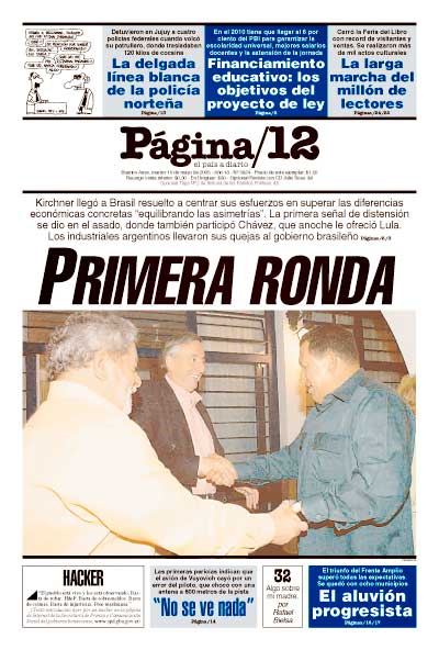 Tapa de la fecha 10-05-2005