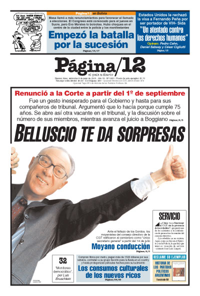 Tapa de la fecha 08-06-2005