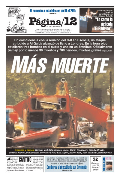 Tapa de la fecha 08-07-2005