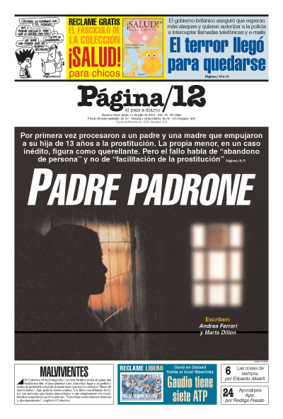 Tapa de la fecha 11-07-2005