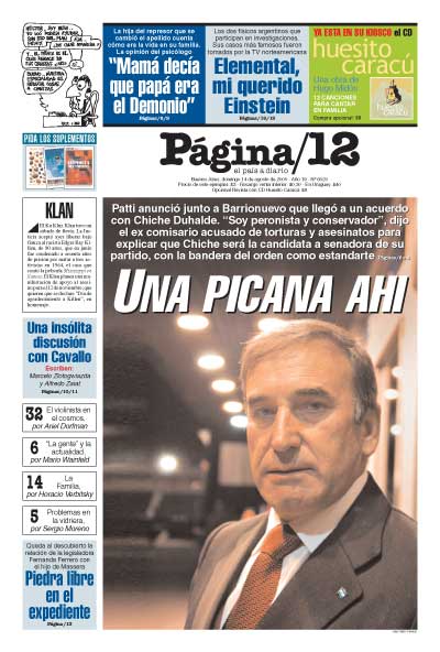 Tapa de la fecha 14-08-2005