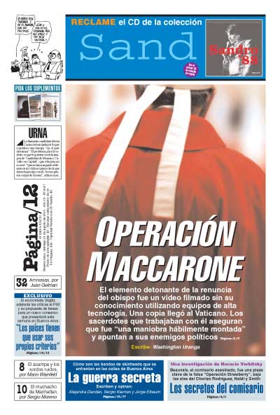 Tapa de la fecha 21-08-2005