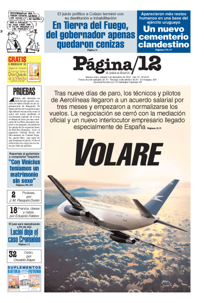 Tapa de la fecha 03-12-2005