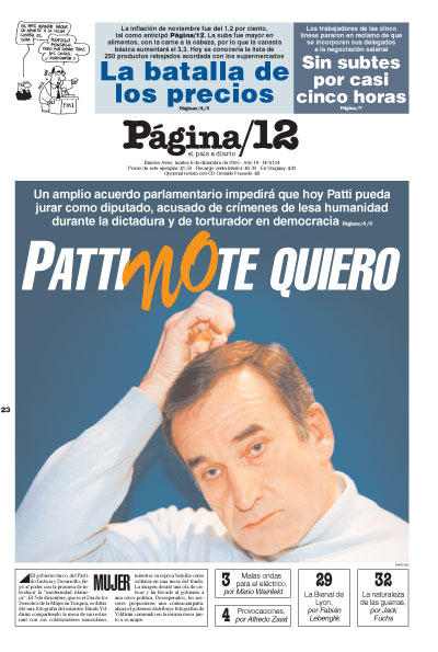 Tapa de la fecha 06-12-2005