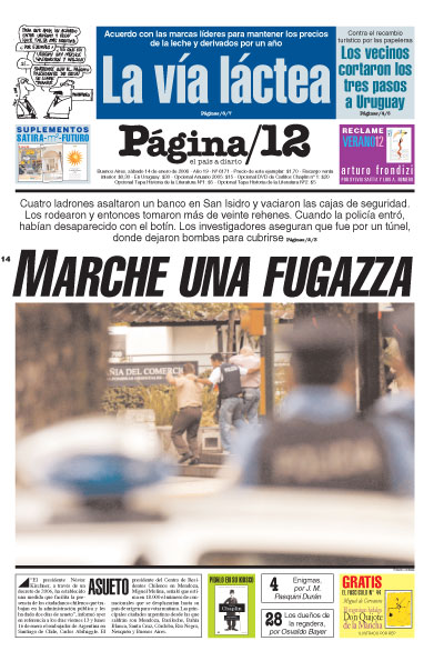 Tapa de la fecha 14-01-2006