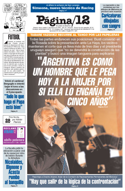 Tapa de la fecha 07-02-2006