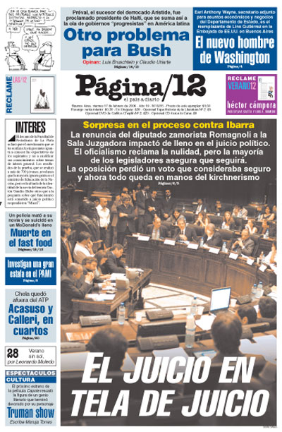 Tapa de la fecha 17-02-2006