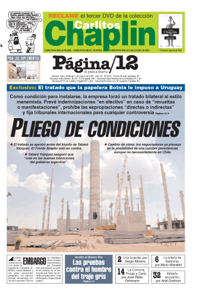 Tapa de la fecha 05-03-2006