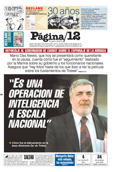 Tapa de la fecha 20-03-2006