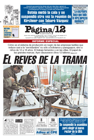 Tapa de la fecha 05-04-2006