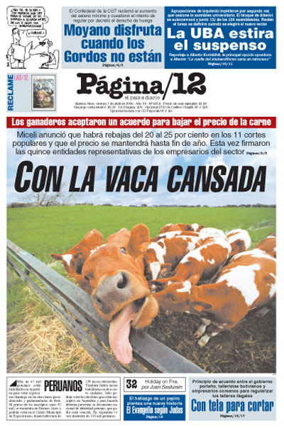 Tapa de la fecha 07-04-2006