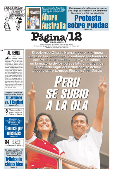 Tapa de la fecha 10-04-2006