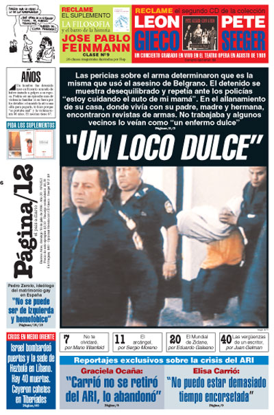 Tapa de la fecha 16-07-2006