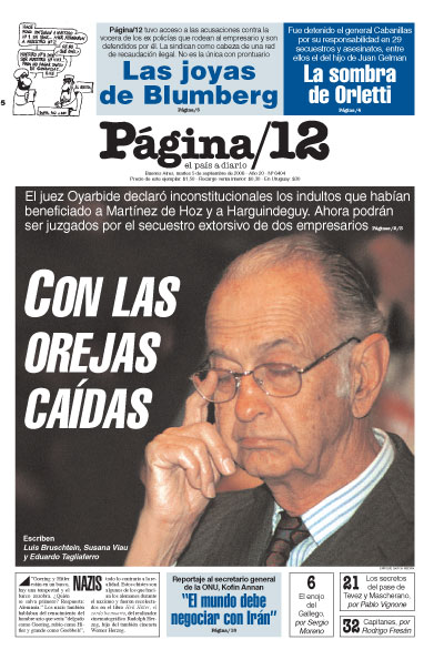Tapa de la fecha 05-09-2006