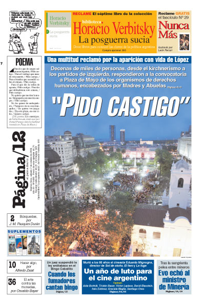 Tapa de la fecha 07-10-2006