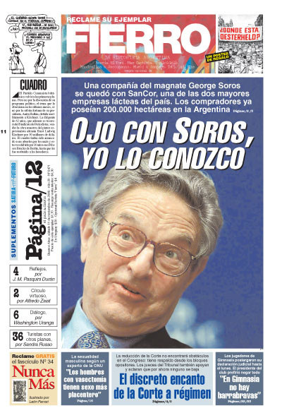 Tapa de la fecha 11-11-2006