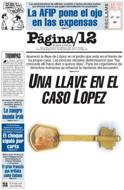 Tapa de la fecha 24-11-2006