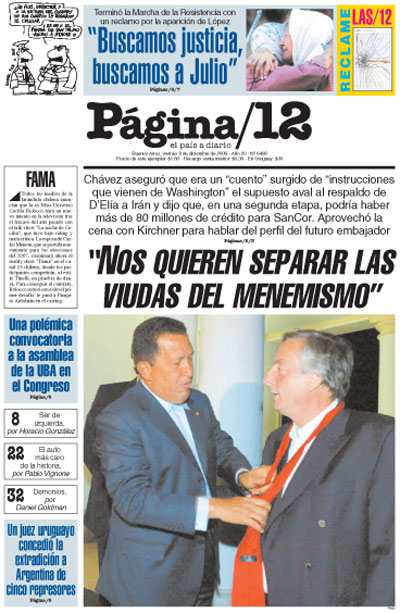 Tapa de la fecha 08-12-2006