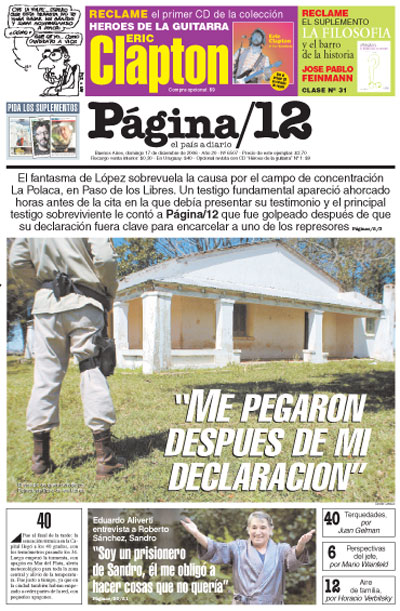 Tapa de la fecha 17-12-2006