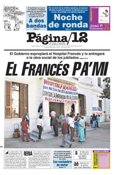 Tapa de la fecha 31-01-2007