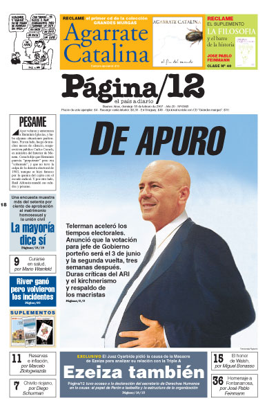 Tapa de la fecha 18-02-2007