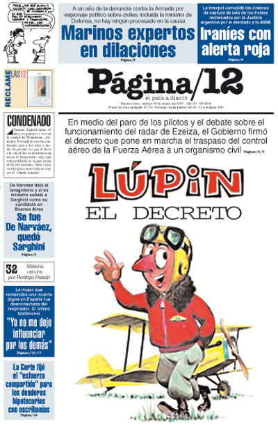 Tapa de la fecha 16-03-2007