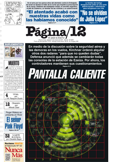 Tapa de la fecha 17-03-2007