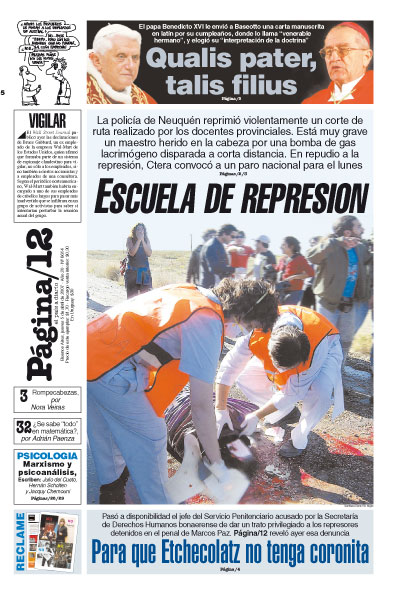 Tapa de la fecha 05-04-2007