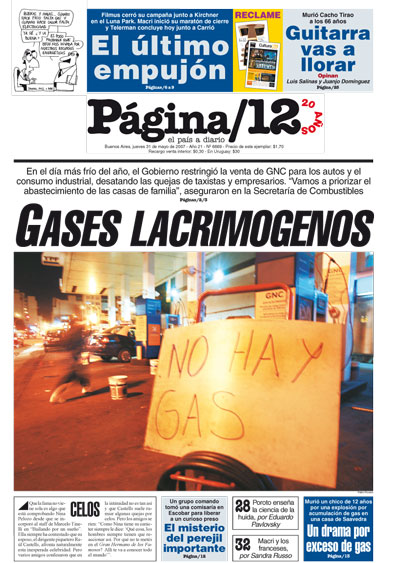 Tapa de la fecha 31-05-2007