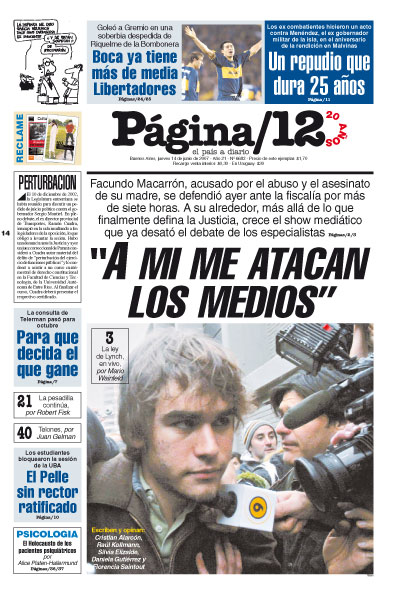 Tapa de la fecha 14-06-2007