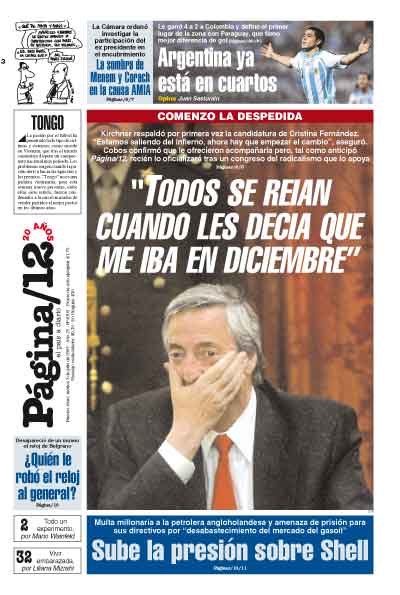 Tapa de la fecha 03-07-2007