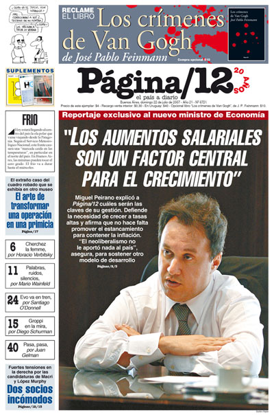 Tapa de la fecha 22-07-2007