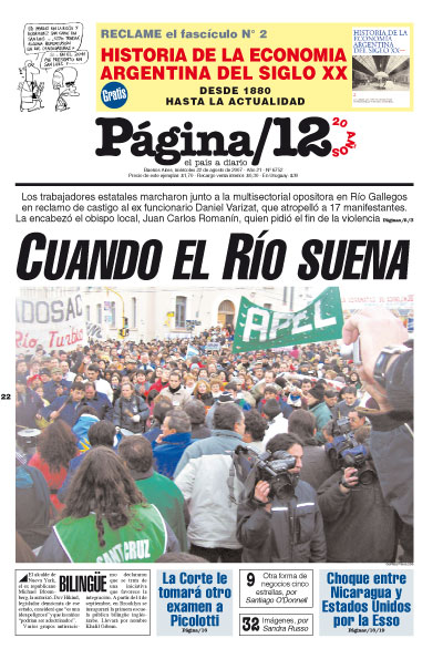 Tapa de la fecha 22-08-2007