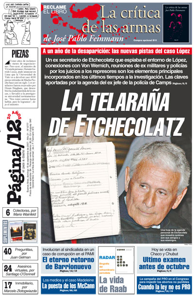 Tapa de la fecha 16-09-2007