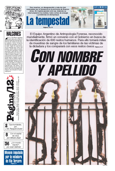 Tapa de la fecha 06-10-2007