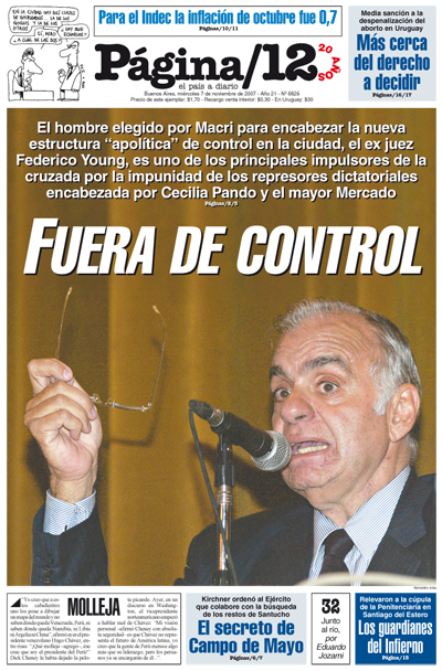 Tapa de la fecha 07-11-2007