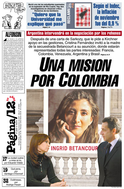 Tapa de la fecha 07-12-2007