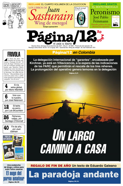 Tapa de la fecha 30-12-2007