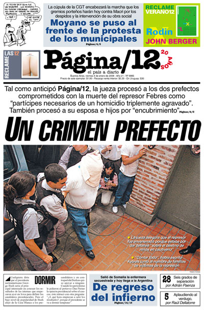 Tapa de la fecha 04-01-2008