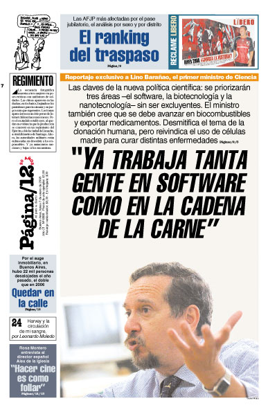 Tapa de la fecha 07-01-2008