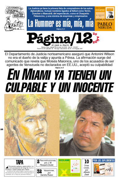 Tapa de la fecha 26-01-2008
