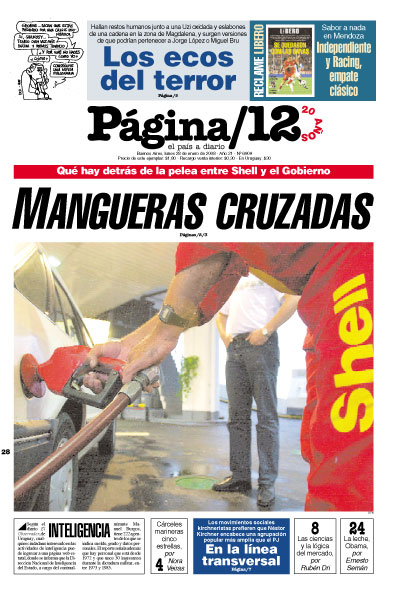 Tapa de la fecha 28-01-2008