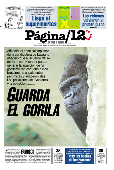 Tapa de la fecha 05-02-2008