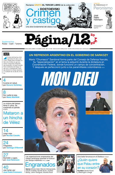 Tapa de la fecha 16-03-2008