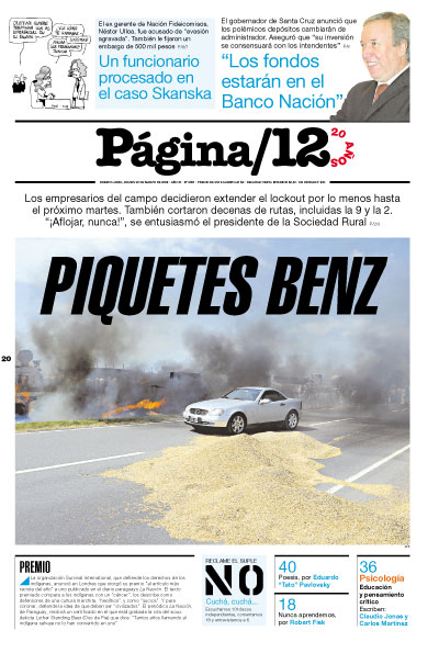 Tapa de la fecha 20-03-2008