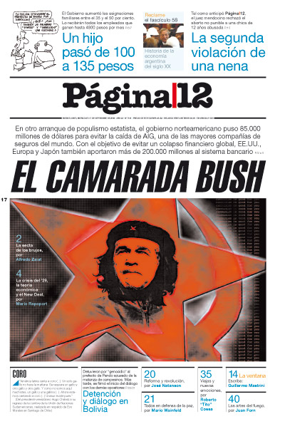 Tapa de la fecha 17-09-2008